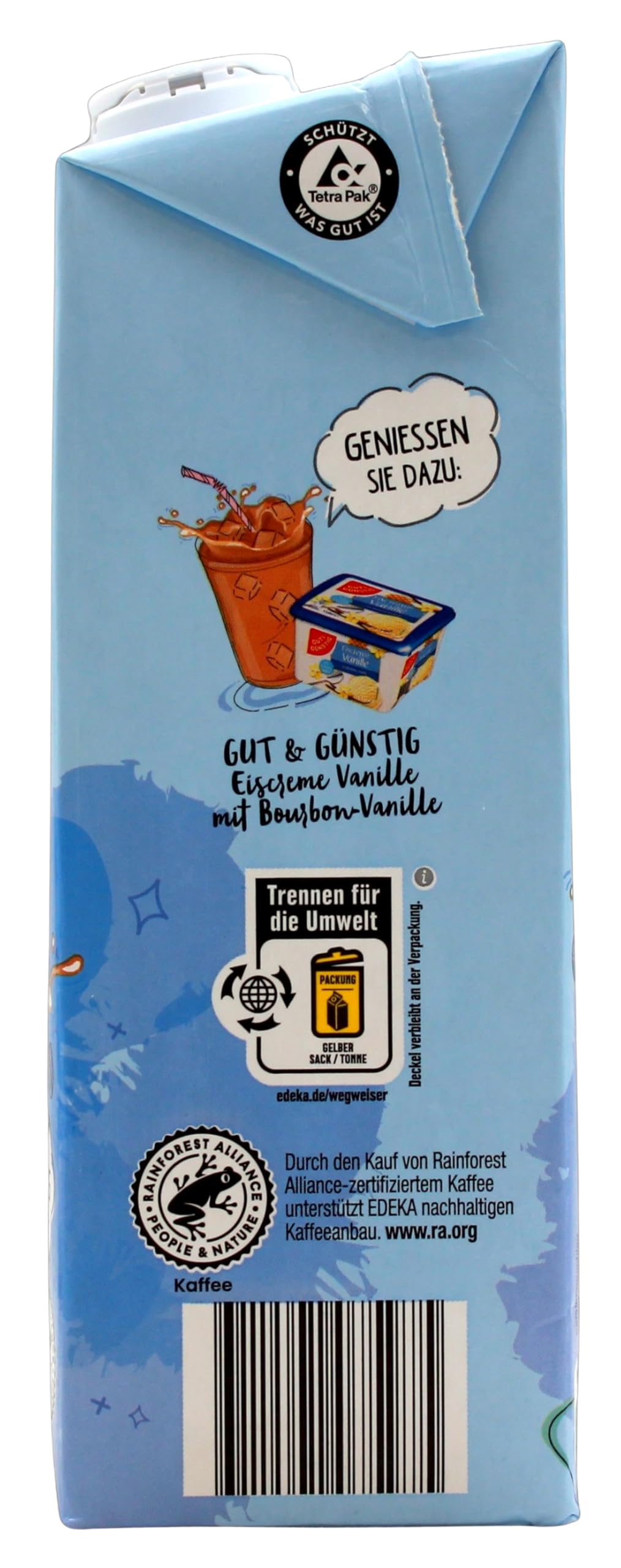Gut & Günstig Eiskaffee, 16er Pack (16 x 1 l)