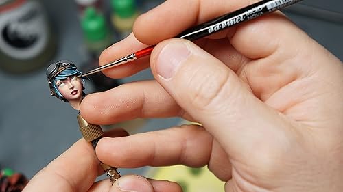 Miniatura 2 de da Vinci Micro-NOVA 4 Pinceles 4275 para modelado y pintura en miniatura una pieza cada una Serie 170 Tamaños 200, 100 y 175 Tamaños 150, 50