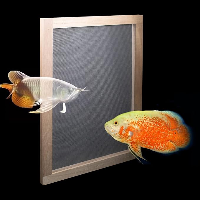 Lifewithpets 10 Gallon Aquarium Tank Divider. Perfect For Betta Fish Tanks. ONLY Compatible With USA Tank Sizes Listed Below. NO Suction Cups Required