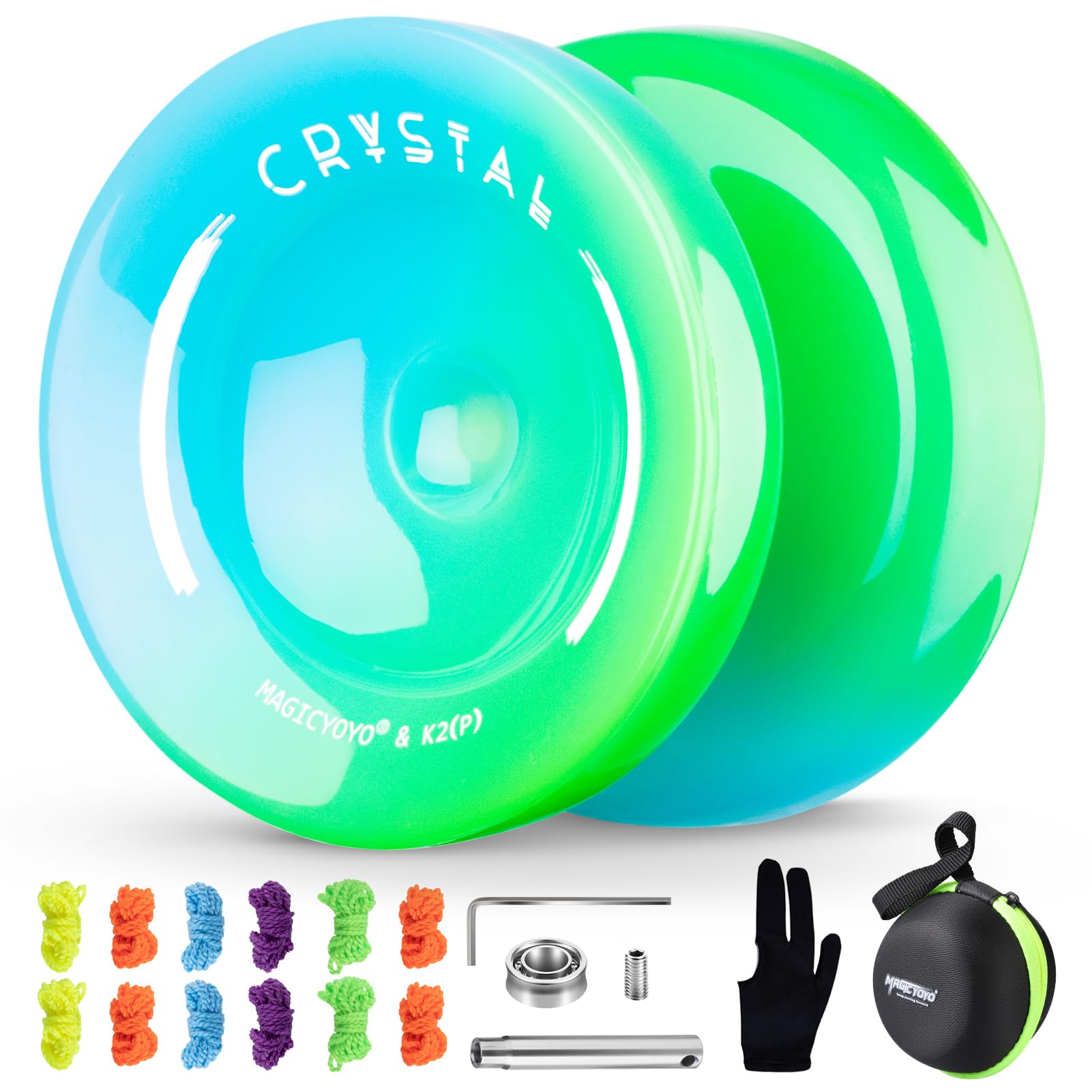 MAGICYOYO K2 Crystal Professional Responsive Yoyo for Kids 8-12