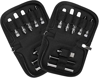 2PCS Pocket Size Travel Pouch Stash Case,Pod case Travel Carrying Case for Battery Pen Charger