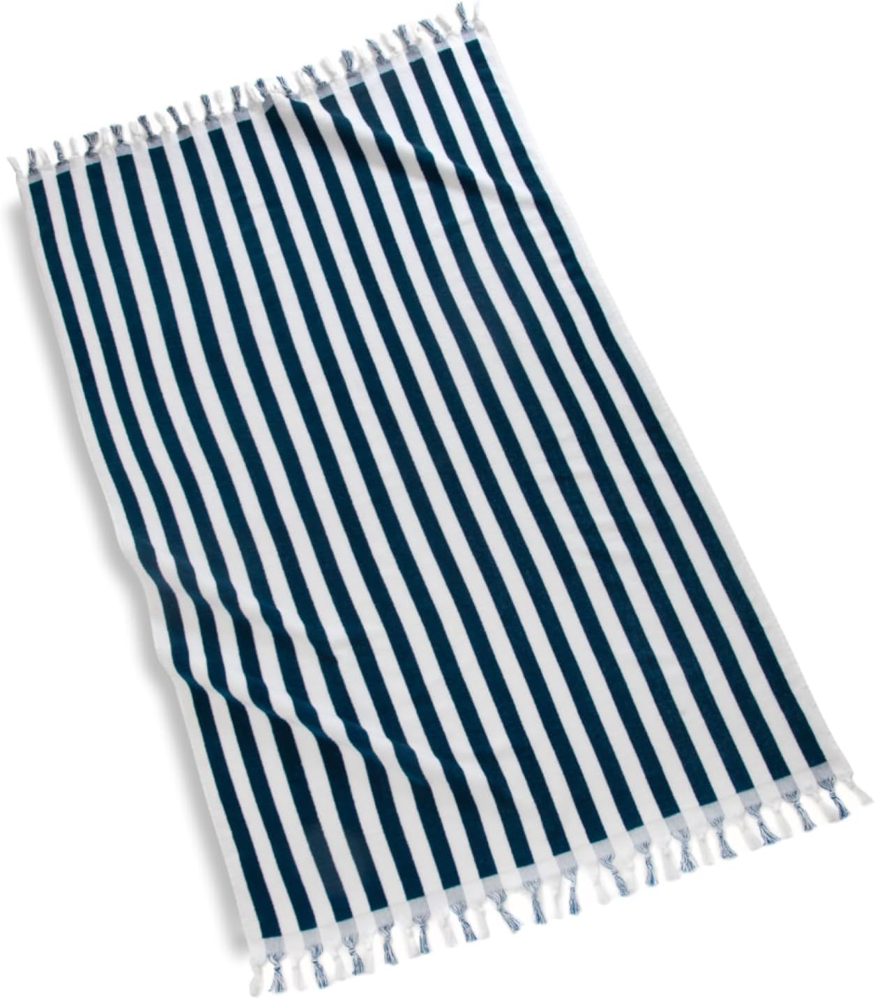 Kassatex Cannes Beach Towels (Navy/White)