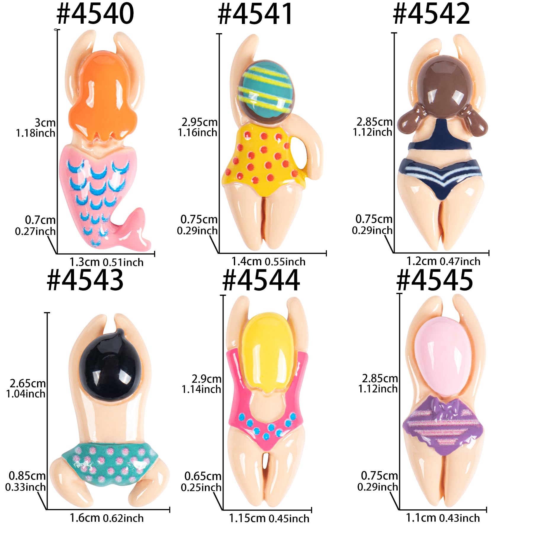 Amazon.com: FUNSHOWCASE Miniature Swimmers Figurines Epoxy Art