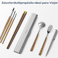 Vista 6 de Estuche de viaje para cepillo de dientes de aluminio, soporte portátil para cepillo de dientes, resistente contenedor manual para cepillo de dientes