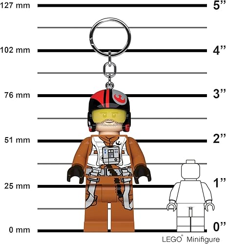Miniatura 4 de Lego Star Wars Poe Dameron y Lego Star Wars Tie Fighter Pilot - Llavero de luz