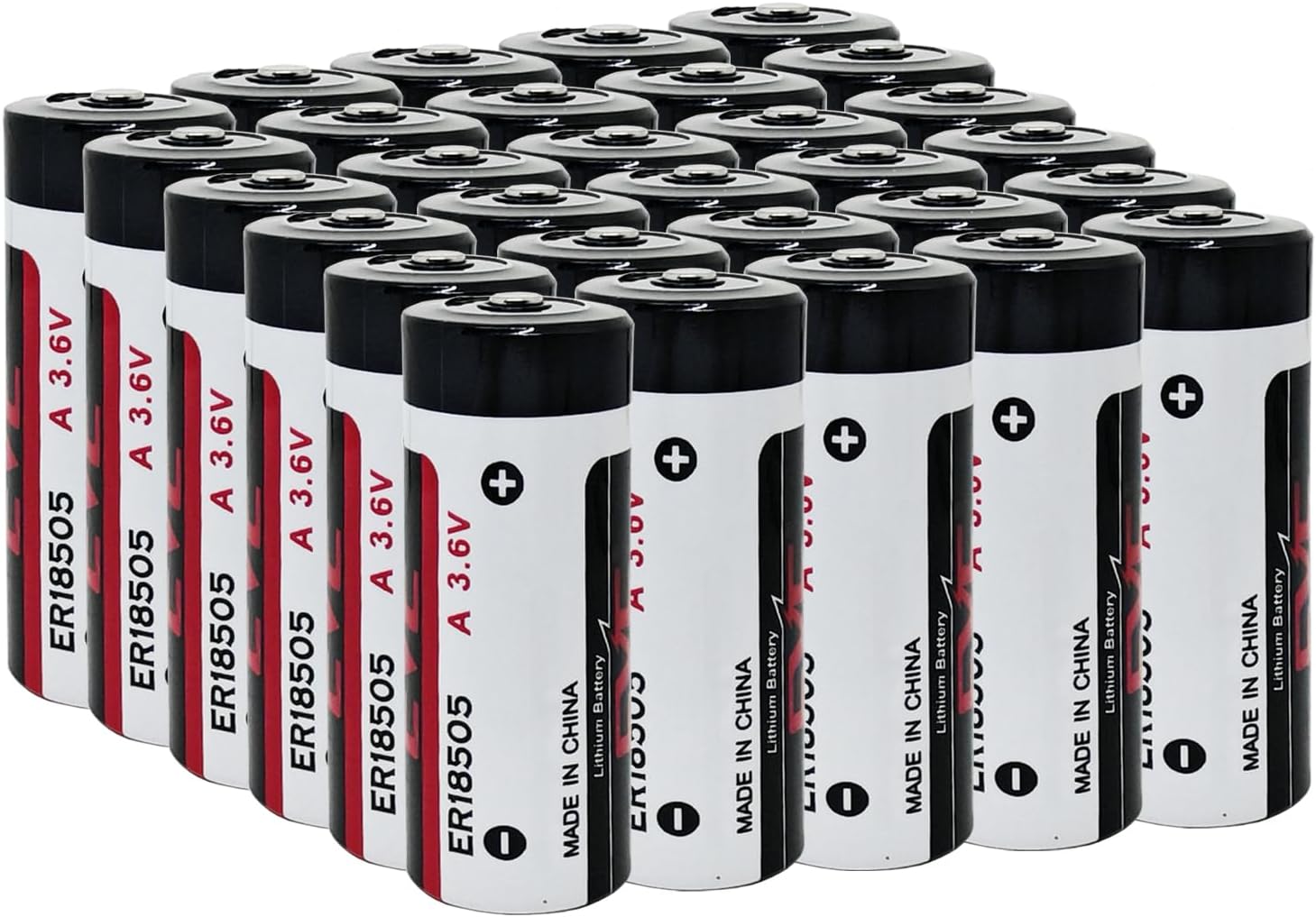 WEIMAA 30 Pack ER18505 Lithium Battery 3.6V 4000mAh Size A Primary Lithium Battery Non-Rechargeable