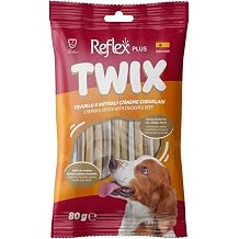 Reflex Plus Twix Tavuklu ve Dana Etli  i neme  ubuklar , Yeti kin K pek  d l , 80 g