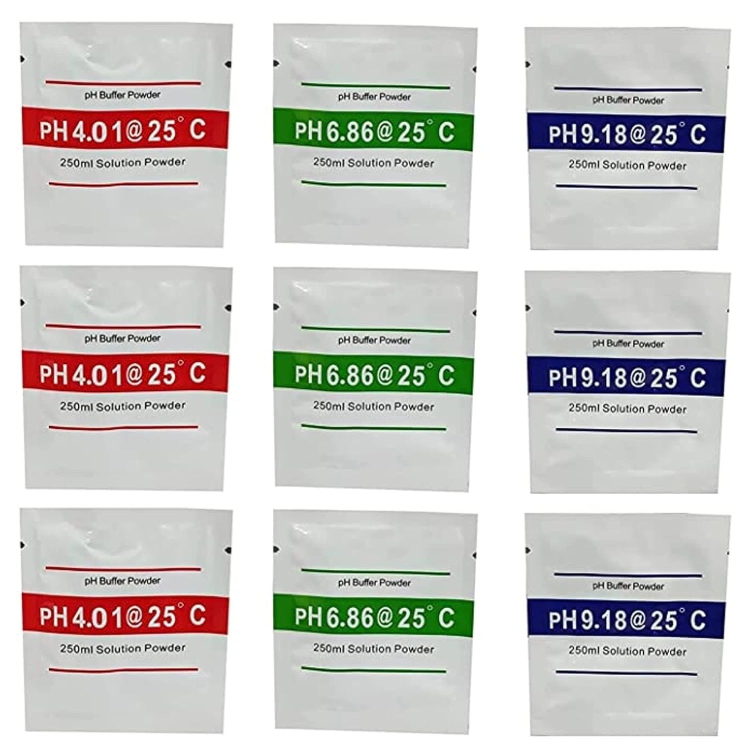 Flemco pH Meter Buffer Solution Powder for Precise and Easy for Precise pH Calibration Powder Solution?4.01pH,6.86pH and 9.18pH (Pack of 9) (B0CKHWZZSG) Amazon Price History, Amazon Price Tracker