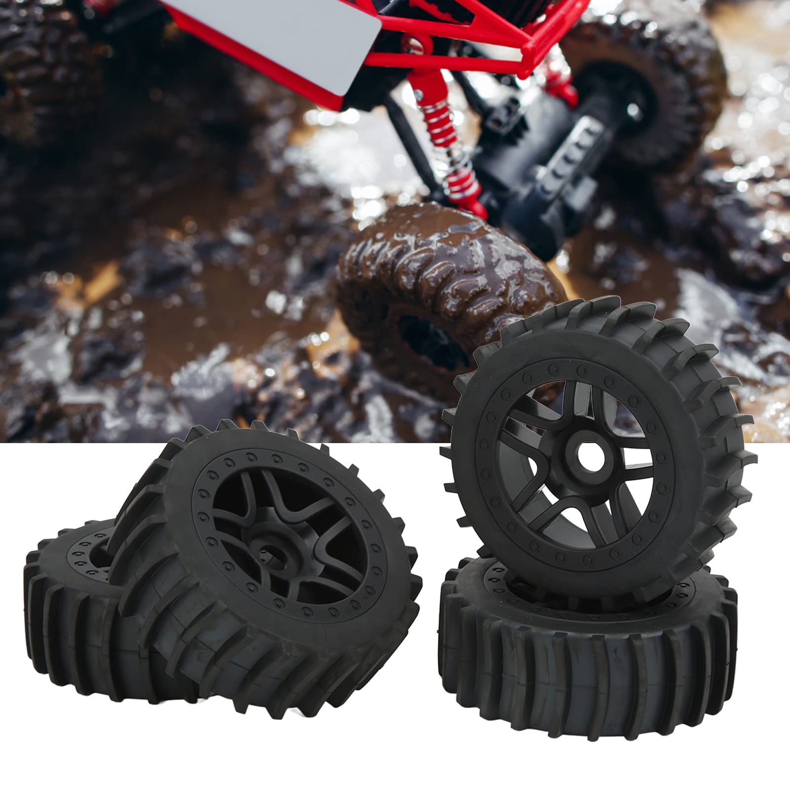 Części do modernizacji gumowych opon RC Mocny uchwyt Stabilny, elastyczny napęd Koło piasty ciężarówki terenowej do Slash 2/4WD