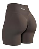 Impressive Collection Workout Shorts for Women&comma;High Waisted V-Shape Seam Gym Embossed Logo Athletic Fitness Short