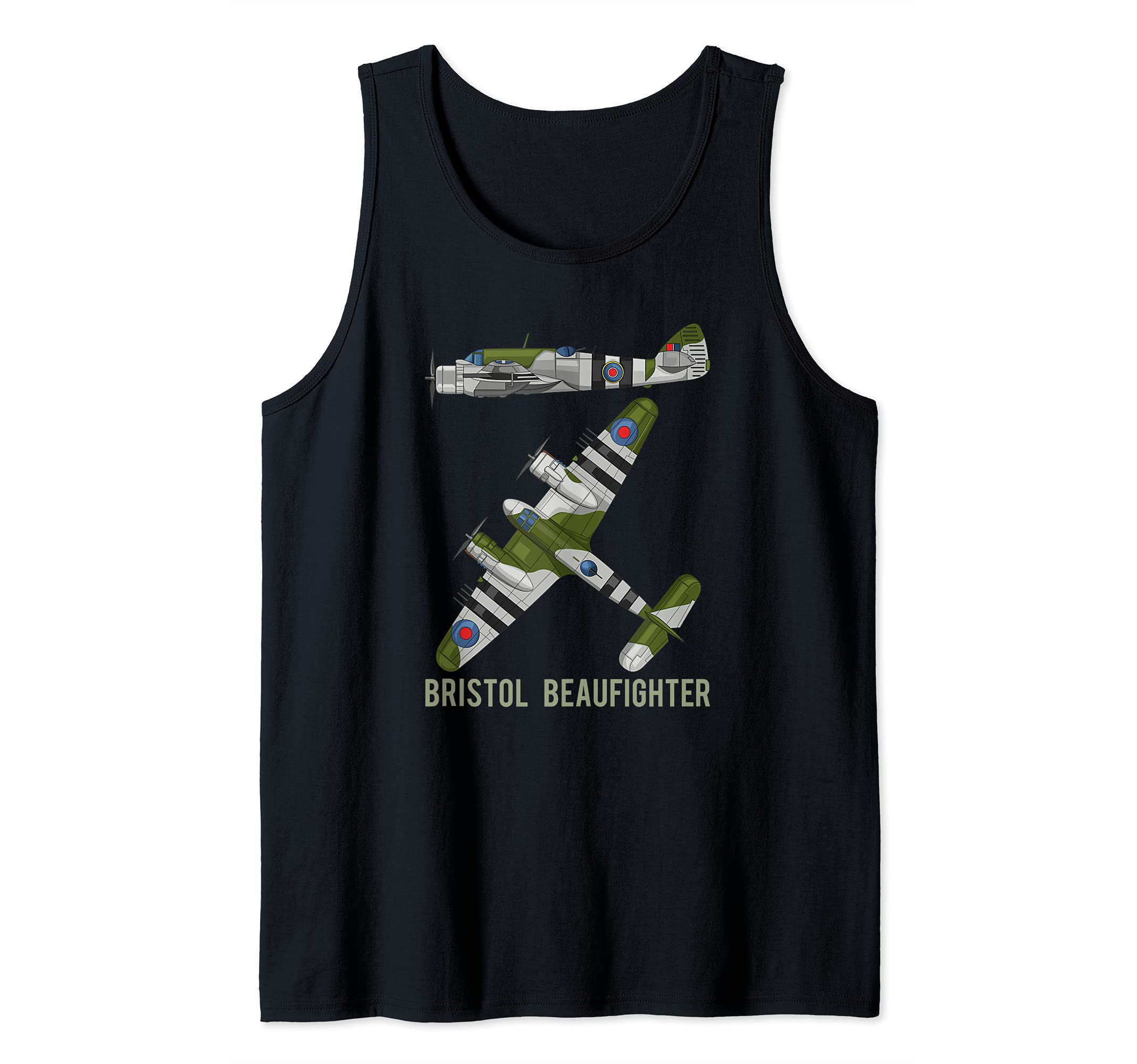 Bristol Beaufighter British WW2 Plane Airplane Tank Top