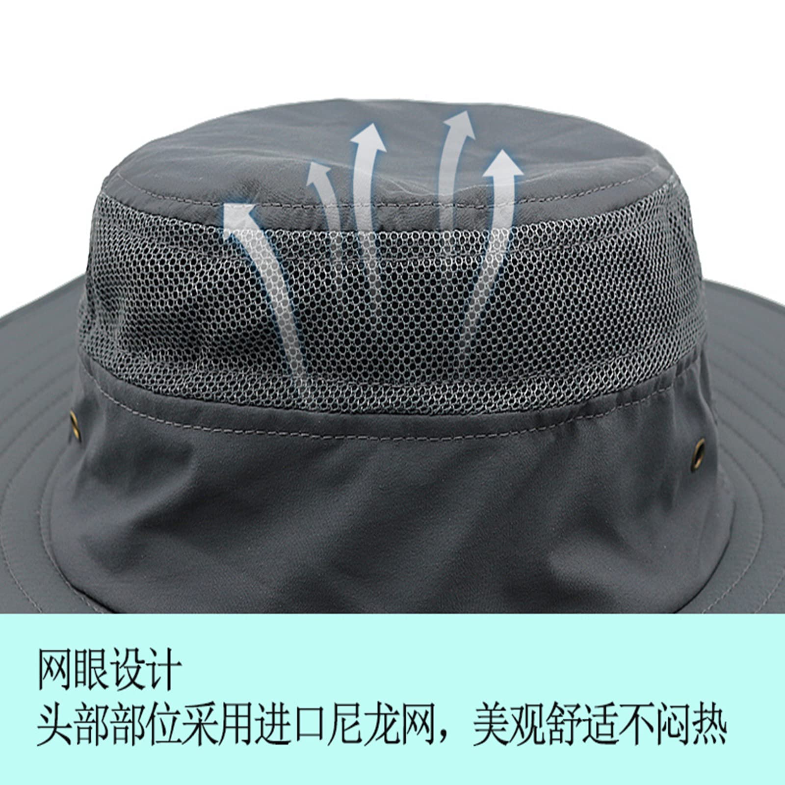 Sombrero de pescador de cabeza grande para hombre, sombrero de sol para mujer, sombrero de pescador de playa, gorra de algodón puro, sombreros de cubo de tamaño grande