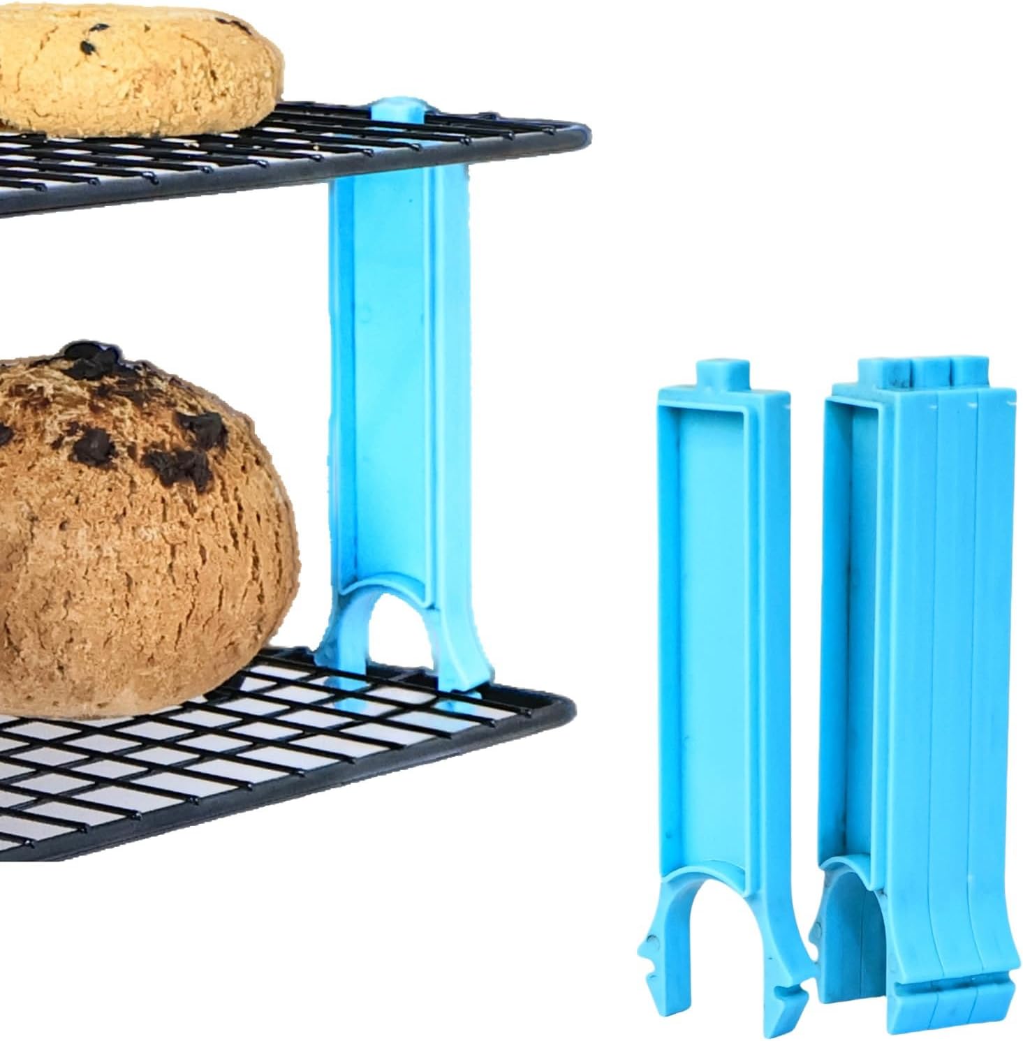Amazon.com: MCNULGUR Wire Rack Stacker, Pack of 4 - Organize Your ...