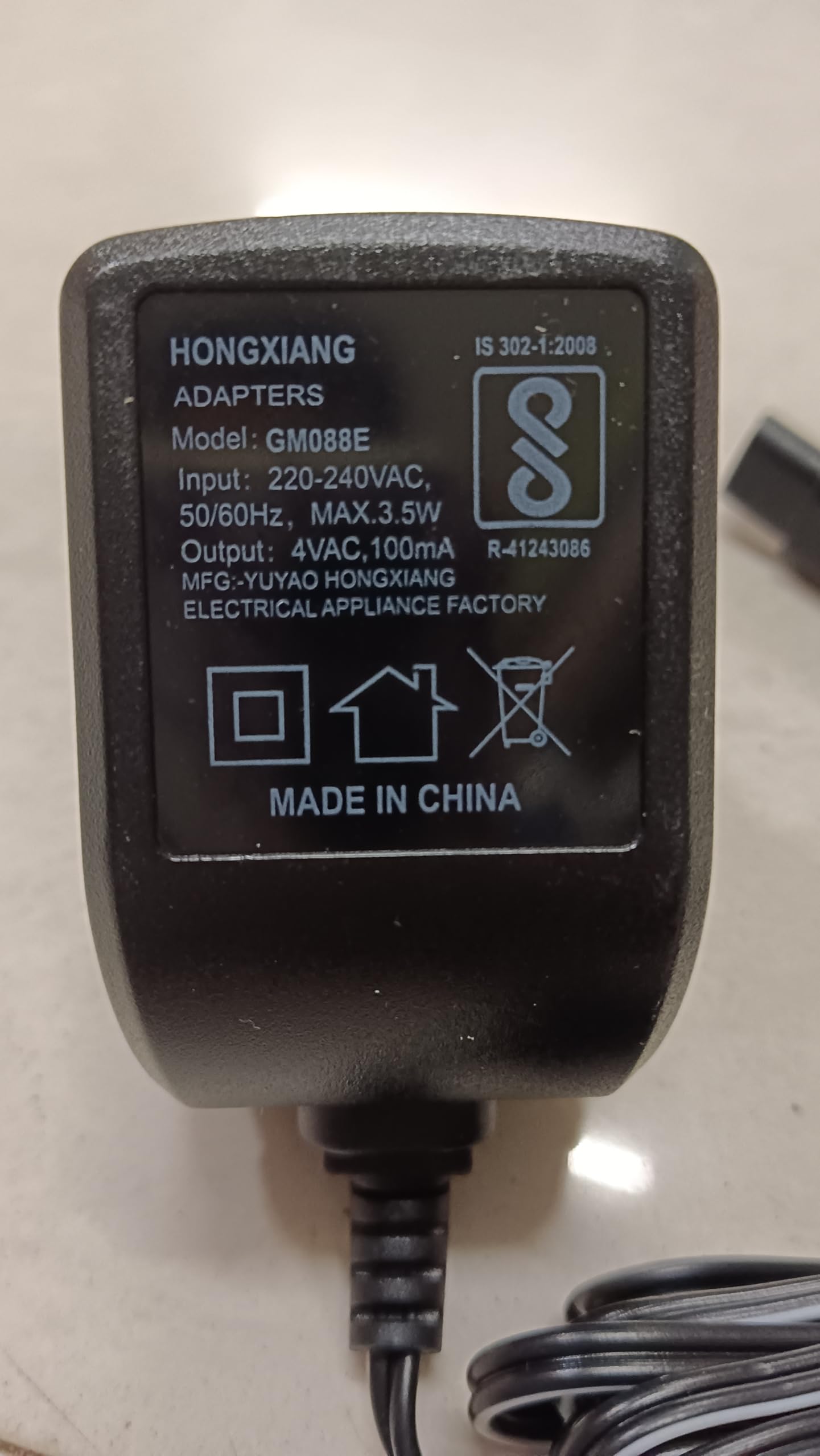 Trimmer Charger Compatible with Geemy Trimmer 6005, 6050, 657 6025 Kemei Trimmer 5017 Model Only (Check Charger PIN with Image) GEEMY Trimmer Charger-picture-13