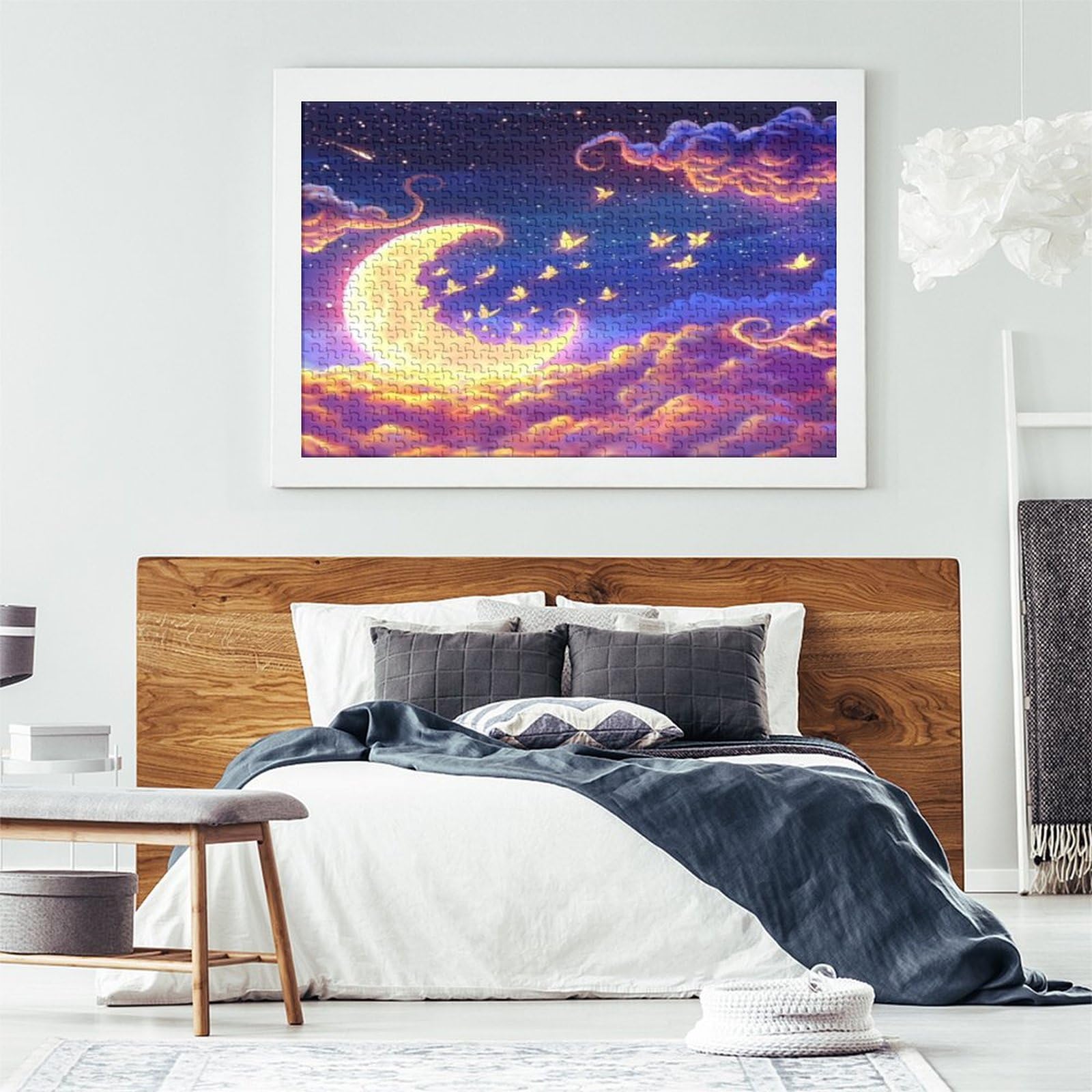 Moon Educa Adult 1000 Puzzle 1000 Cartoon Puzzle Edukacja Oryginalne Puzzle Dla Dorosłych I Młodych Miłośników Puzzle 1000 sztuk (75 x 50 cm)