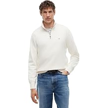 Tommy Hilfiger Men's Essential Fleece 1/4 Zip Mw0mw37233 Half Zip Sweatshirt pack of 1