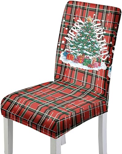 Miniatura 13 de Rnyleeg Fundas de silla de Navidad para sala de estar, diseño de muñeco de nieve azul, estampado de pájaros, fundas para sillas de comedor, 1 Muñeco