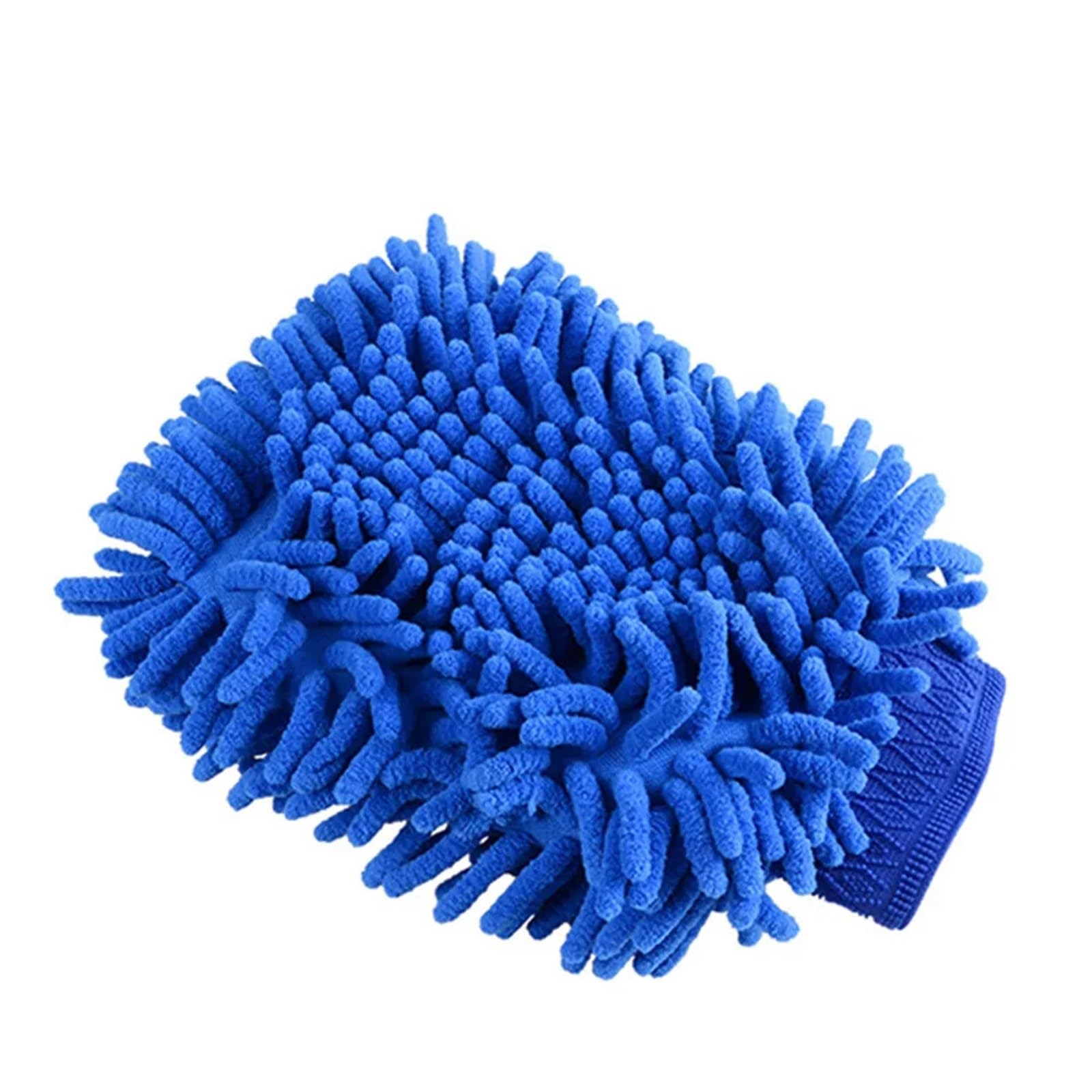 WWYYZAYC 2pcs Microfiber Car Wash Gloves Chenille Mitt Soft Mesh Back Double-faced Waterproof Glove Cleaning
