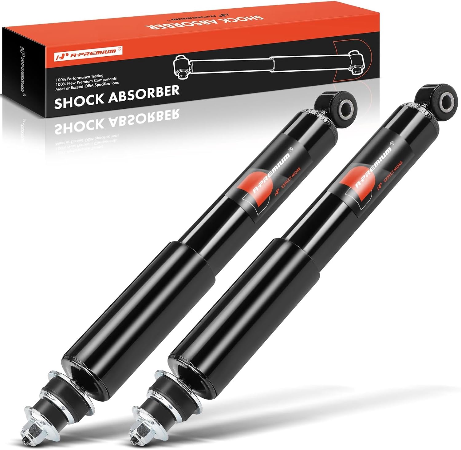 A-Premium Front Suspension Shock Absorber Compatible with Chevrolet Colorado 2004-2012 & GMC Canyon 2004-2012 & Isuzu i-350 2006, i-370 2007-2008, 2-PC Set