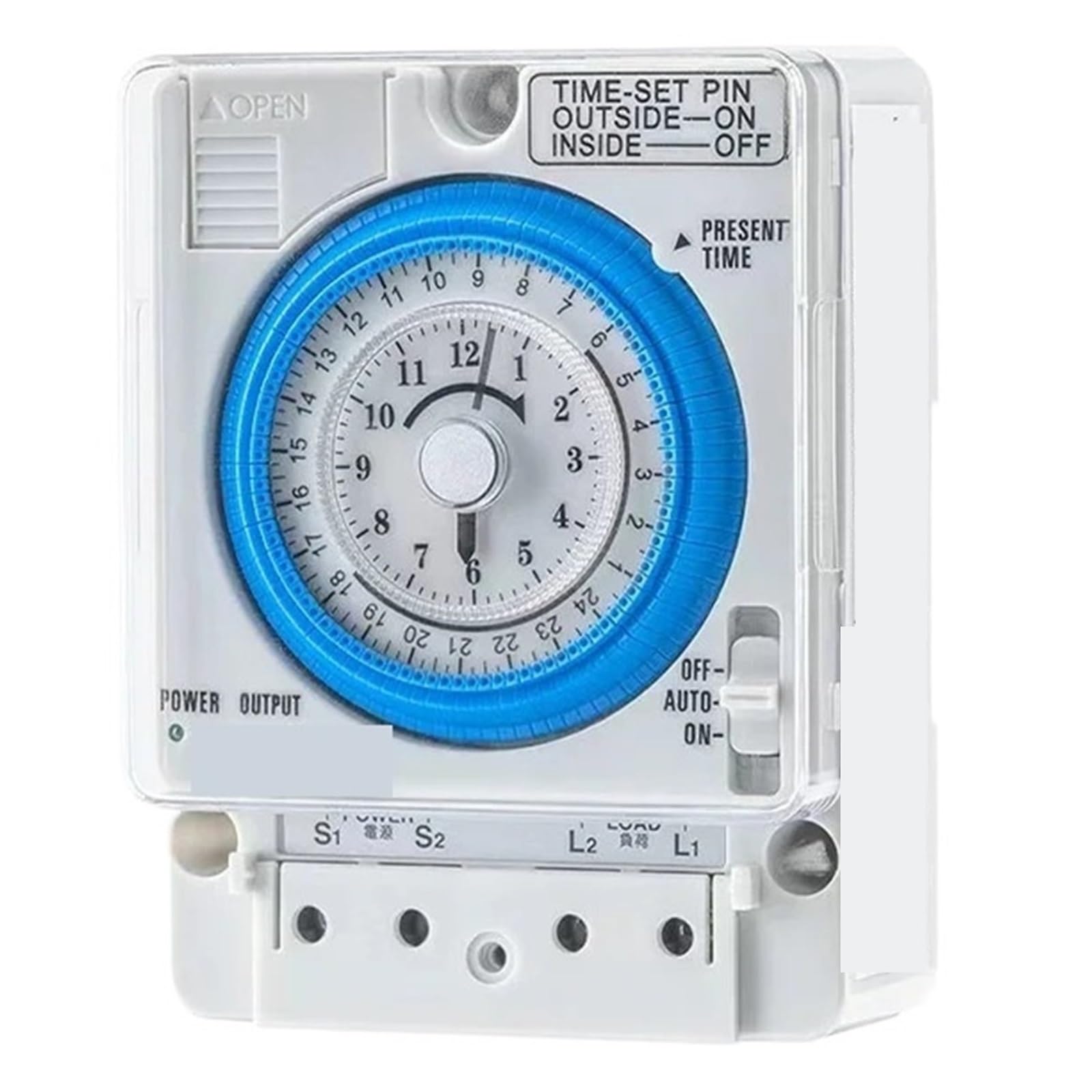 TB35 24VDC 15A 24H Din Rail Timer Switch TB35 Analog Control Mechanical Controller 24VDC