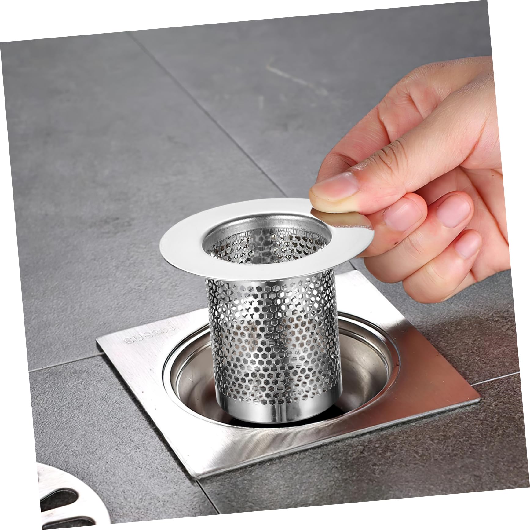 STOBOK 5 Sätze Abflussfilter Teiliges Abflusssieb Für Waschbecken Und Rostfrei Installieren Mit Einzigartigem Design Für Effektive Abflussfilterung 3 Stücke * 5