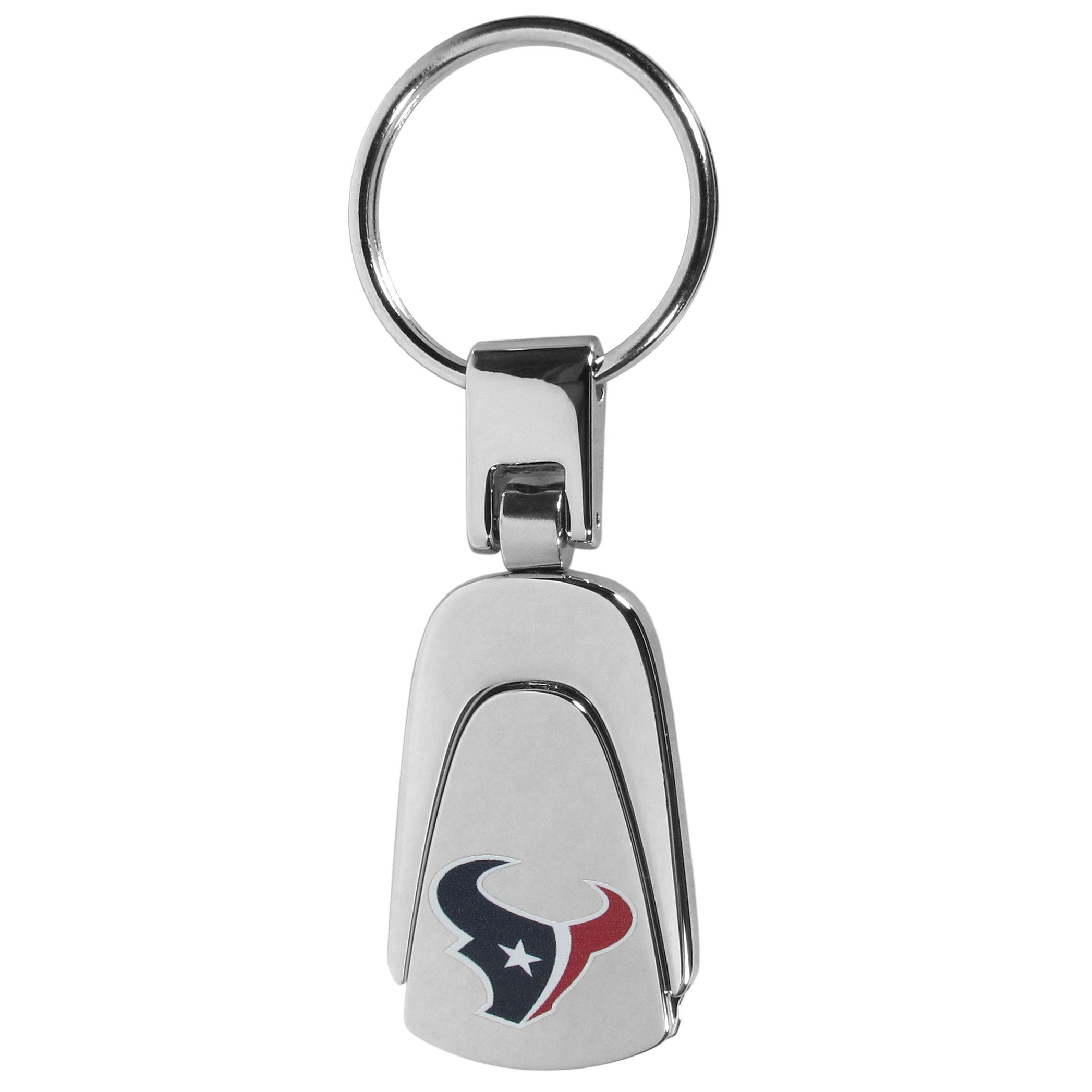 Siskiyou NFL Houston Texans Unisex Sportssteel Teardop Key Chain, Steel, One Size โ image 1