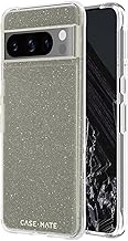 Case-Mate Google Pixel 8 Pro Case [6.7 Inch, 2023] [12ft Drop Protection] [Wireless Charging] Clear Crystal Gold Phone Case for Google Pixel 8 Pro - Luxury Glitter Case, Shockproof, Anti-Scratch