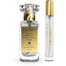 Vacation by Vacation Eau de Toilette Set, 1 and 0.34 Fluid Ounces - Coconut Perfume Gift Set for Women, Beach Summer Fragrance, Travel Size