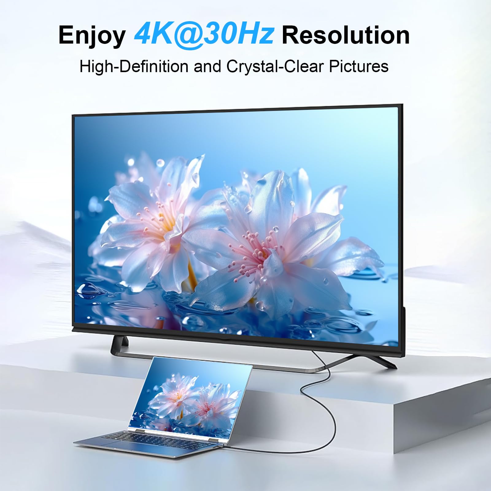 DisplayPort na DVI kabel 2 m, 4K 30 Hz Display Port do DVI-D 24+1, podwójnie pleciona linka nylonowa, obudowa ze stopu aluminium, pozłacana wtyczka, kabel DP na DVI do komputera, DVD, HDTV, projektora