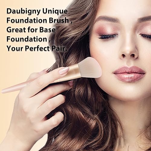 Miniatura 9 de Daubigny - Juego completo de 16 brochas de maquillaje sintéticas de alta calidad con brochas de base profesionales, correctores de polvo, sombras de