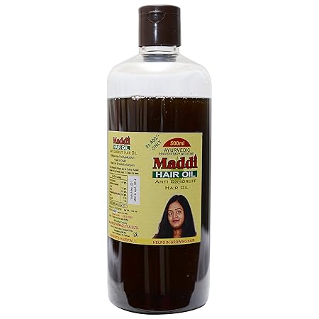 Maddi Health Care Ayurvedic Maddi Hair Oil - 500Ml (Pack Of 1)