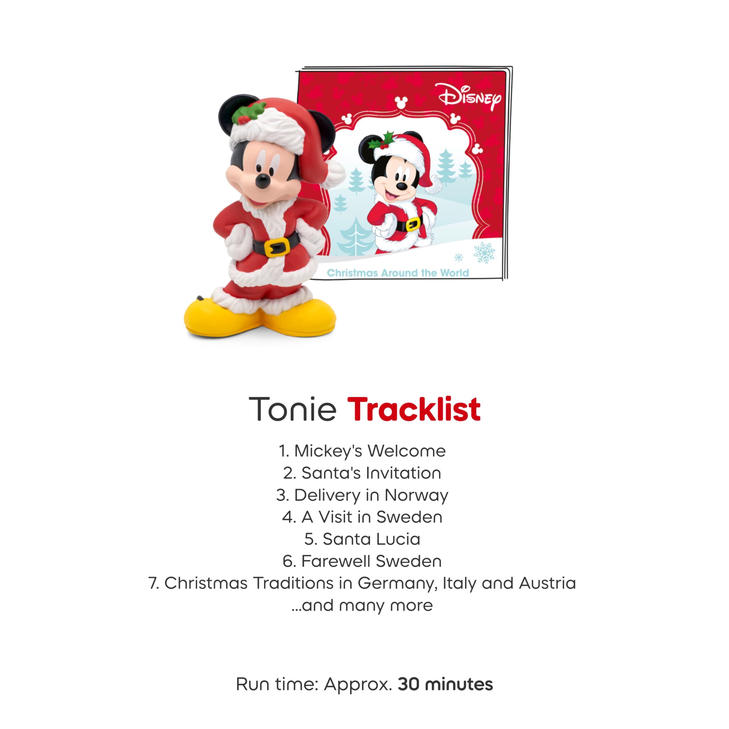 Amazon.com: Tonies Holiday Mickey Mouse Audio Toy Figurine from
