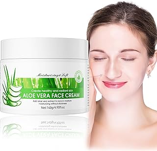 Aloe Vera Gel Face Cream,Face Moisturizer For Women,Organic Aloe Vera Hydrating Face Moisturiser For All Skin Types,Aloe Vera Cream Is Good For Anti-Wrinkle, Acne Soothing And Moisturizing (ALOE)