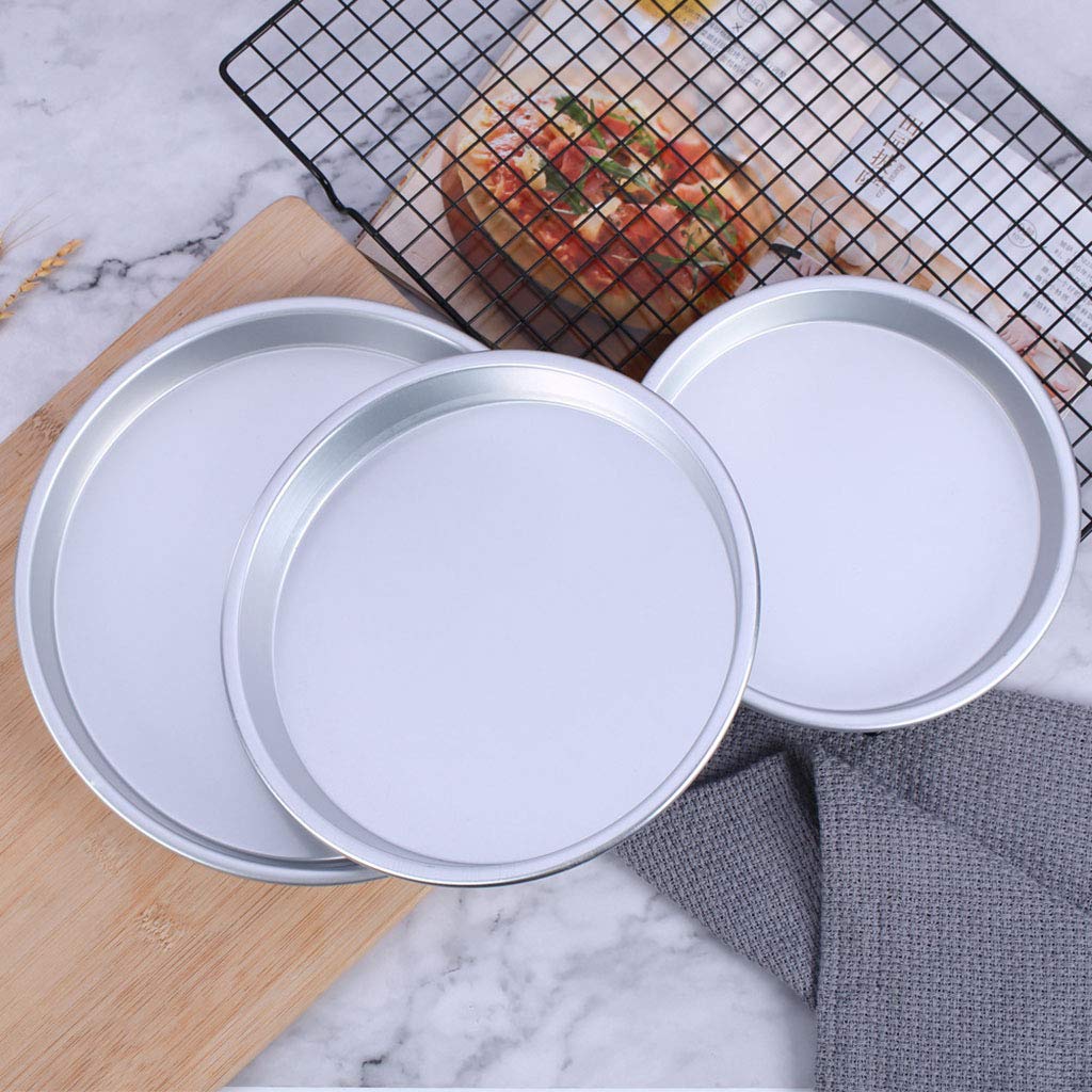 Stoviglie Campeggio Acciaio Set 4 Stampi Pizza Acciaio Inox 26 Cm - Spessi E Versatili Stampini Spessi Barbecue - 7