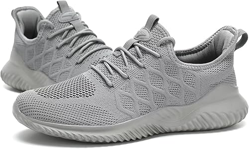 Miniatura 3 de Zapatos para correr para hombre sin cordones, zapatillas de tenis para caminar, ligeros, transpirables, casuales, suela suave de malla, zapatos