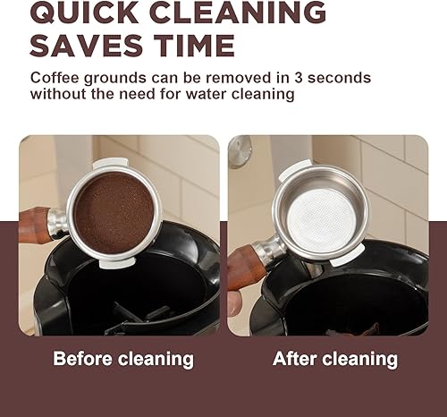 Miniatura 2 de NUETRAL NS300 - Limpiador de portafiltros eléctrico, máquina automática de limpieza de posos de café, caja de golpeo para café expreso, ventosa de