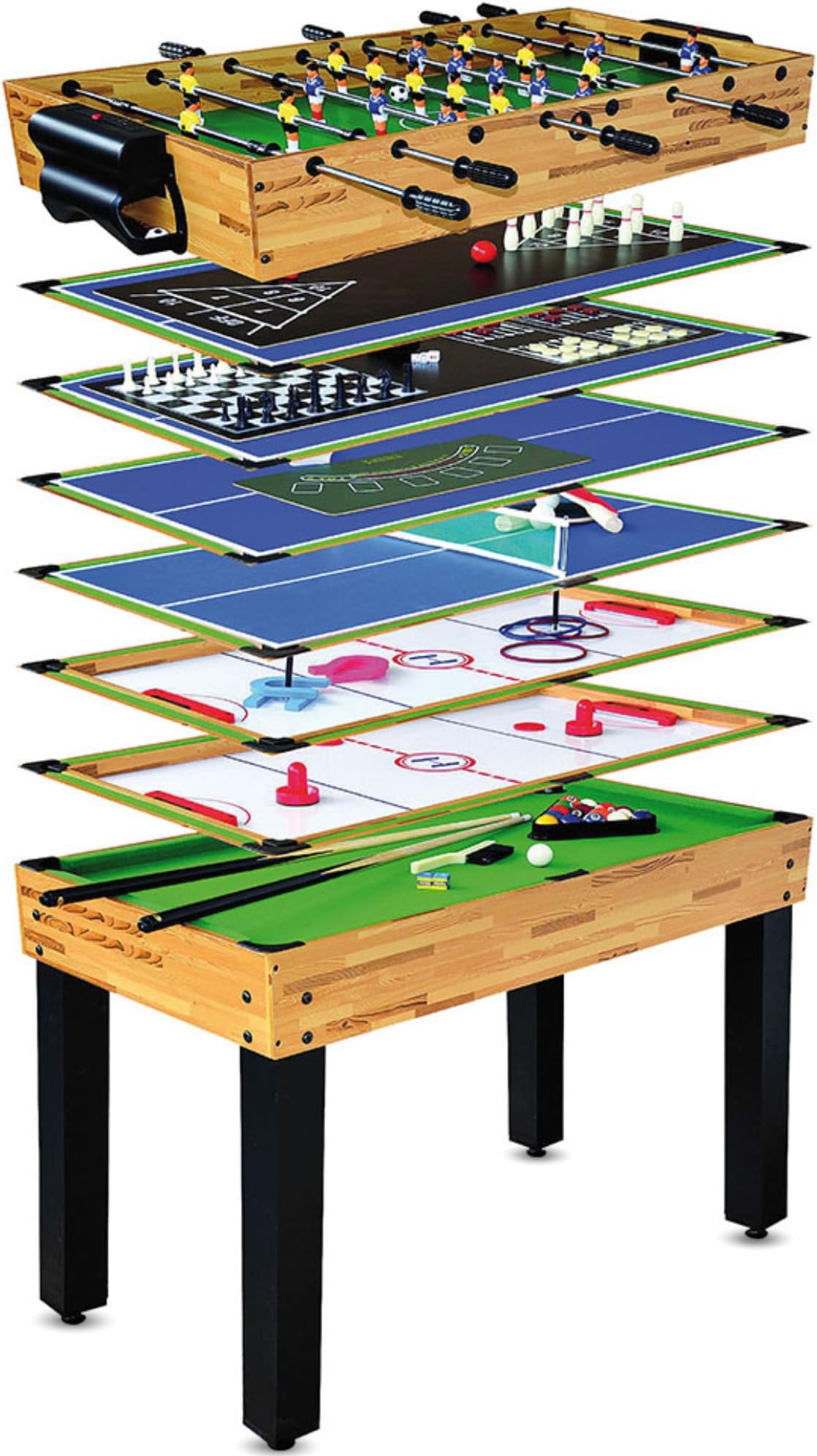 PL OciotrendsTable – multijuegos, 12 In 1, 105 x 57 x 71 cm