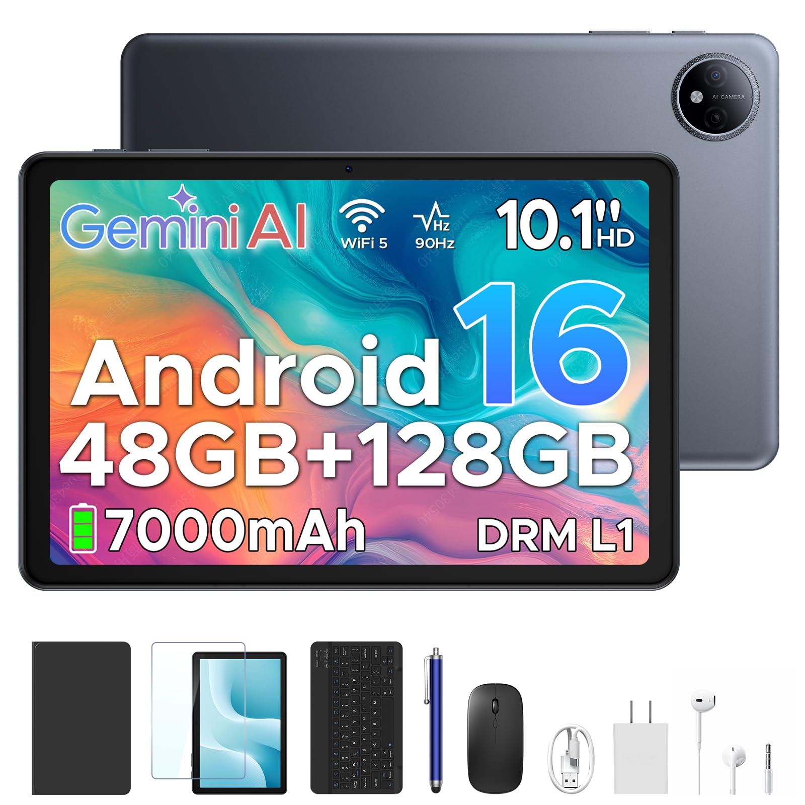 Amazon.com : Luzglo P10 Android 16 Tablet, 10 Inch Tablet, 48GB