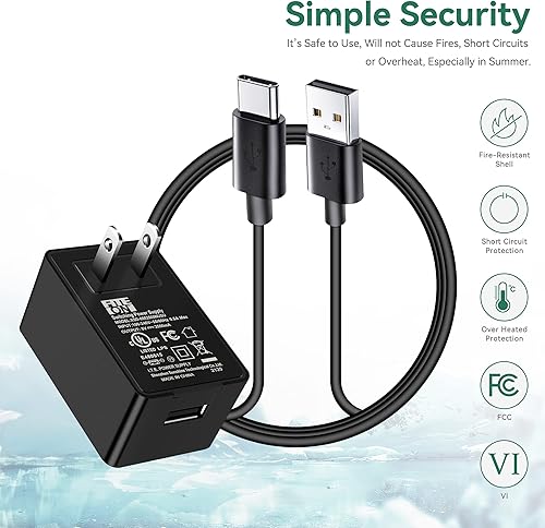 Miniatura 7 de FITE ON Cargador de alimentación tipo C de 5 V compatible con NEXPOW Car Jump Starter 1500A 2000A Peak Battery Starter GOOLOO GP2000 GT3000