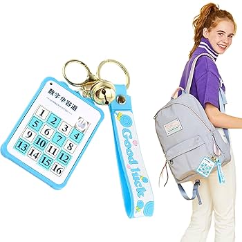 Amazon.co.jp: [ncba] 数字スライドパズル, キーホルダー パズル