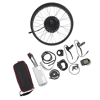 Amazon | 電動自転車後輪ハブモーターキット、ブレーキレバー