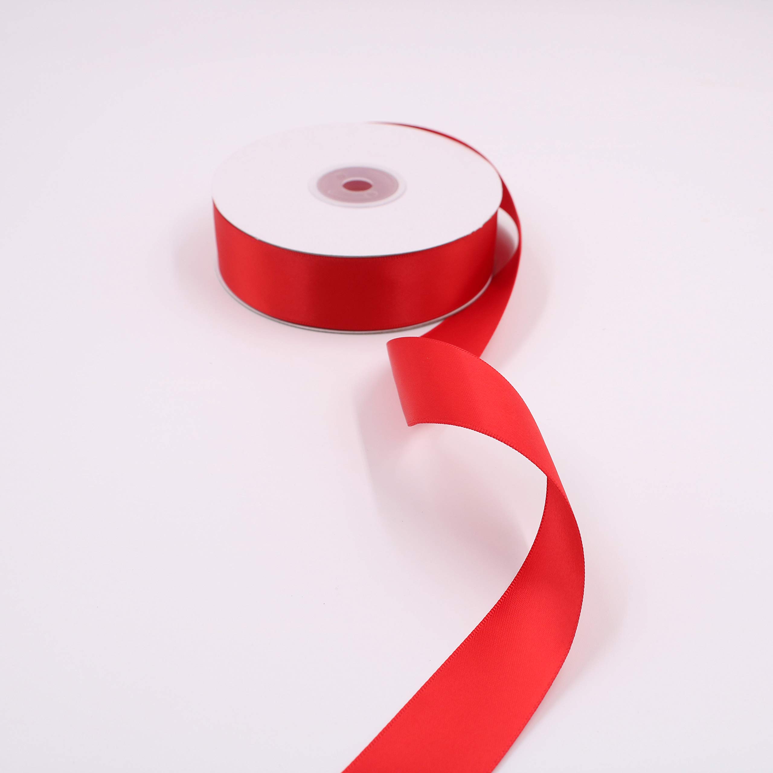 Hoyoo 1 Inch X 25 Yards Double Face 100% Polyester Satin Ribbon Spool Luxury for Wedding,Gift Wrapping,DIY Handmade 1 Inch HYPR0025