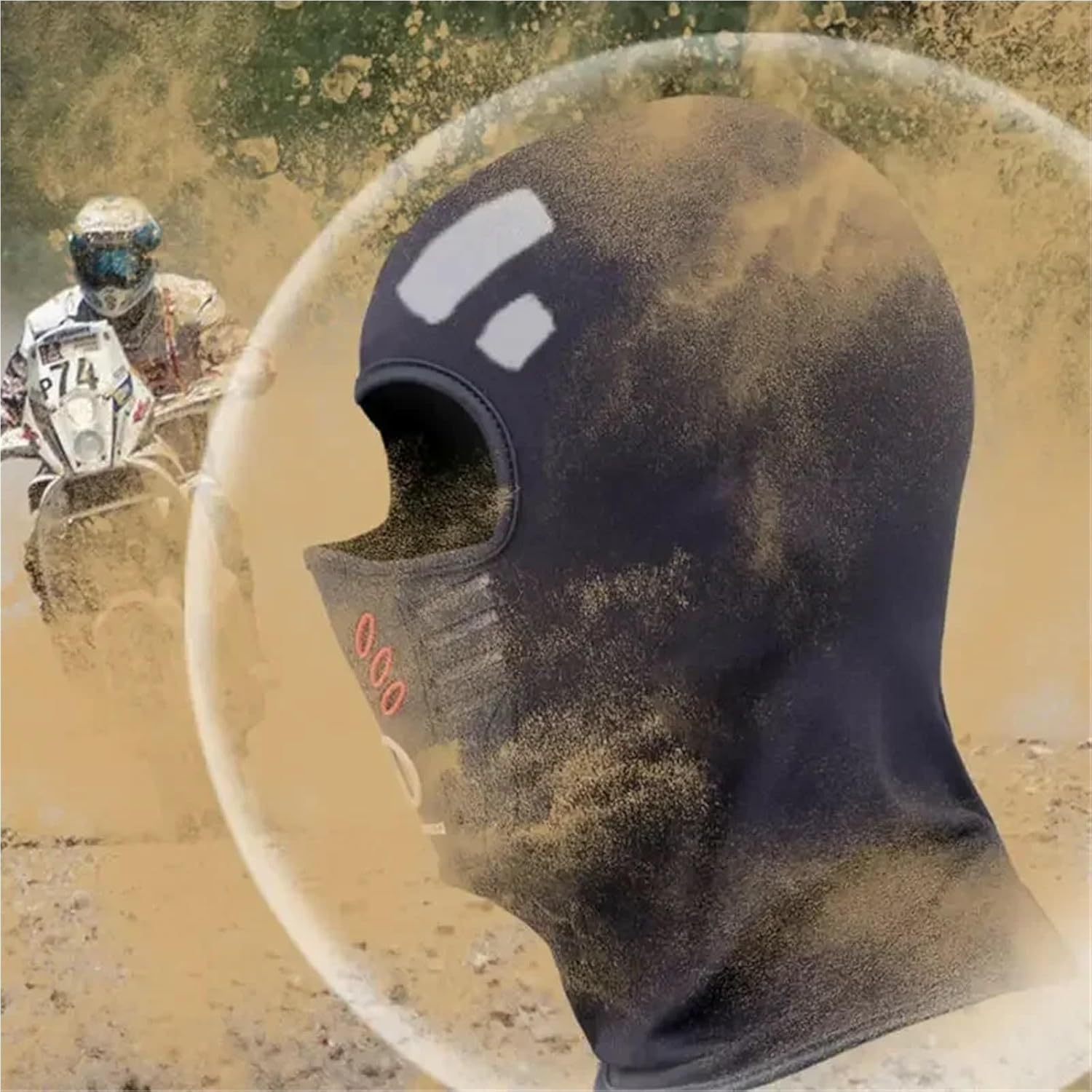 Sturmhaube Skimaske Warme Fleece Mütze Motorrad Vollgesichtsmaske Staubdicht Winddichte Gesichtsbedeckung Halswärmer Helm Ski, Winter, One Size