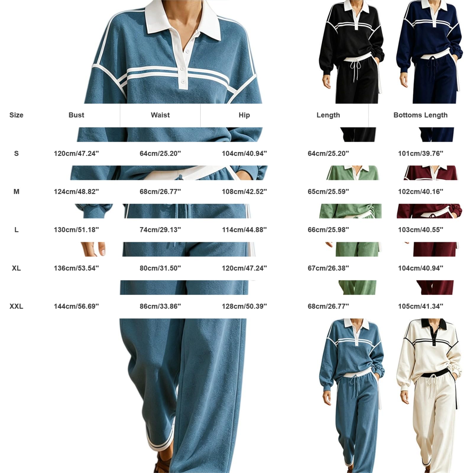 Tuta Leggera Donna 2 Pezzi Completi Palestra Manica Lunga Scollo a V Completo Sportiva Tuta Da Ginnastica Elegante Set Top E Pantaloni a Gamba Larga Tute Per Jogging Yoga Fitness Autunnale Invernale