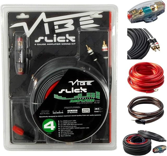 VIBE Audio Slick 2000 W System Car Wiring Kit