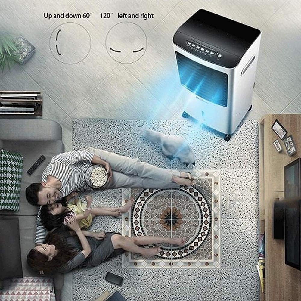 Condizionatore d'aria per la casa, ventilatore a doppio uso per raffreddamento e riscaldamento, sistema di climatizzazione domestico silenzioso a risparmio energetico per ufficio e camera da letto.