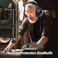 Vista 7 de Audífonos de protección auditiva para adultos y niños, auriculares con cancelación de ruido para autismo, orejeras ajustables con cancelación