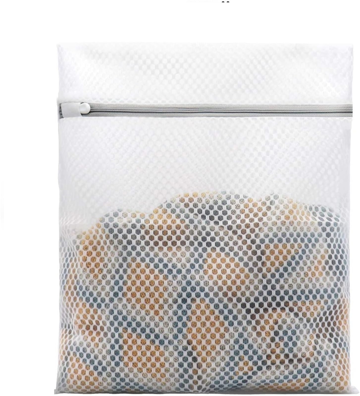 Siatkowe worki na pranie z zamkami błyskawicznymi, Worki siatkowe do prania, zestaw 3 szt., do bielizny delikatnej, 12 x 16 cali(L 3pcs)