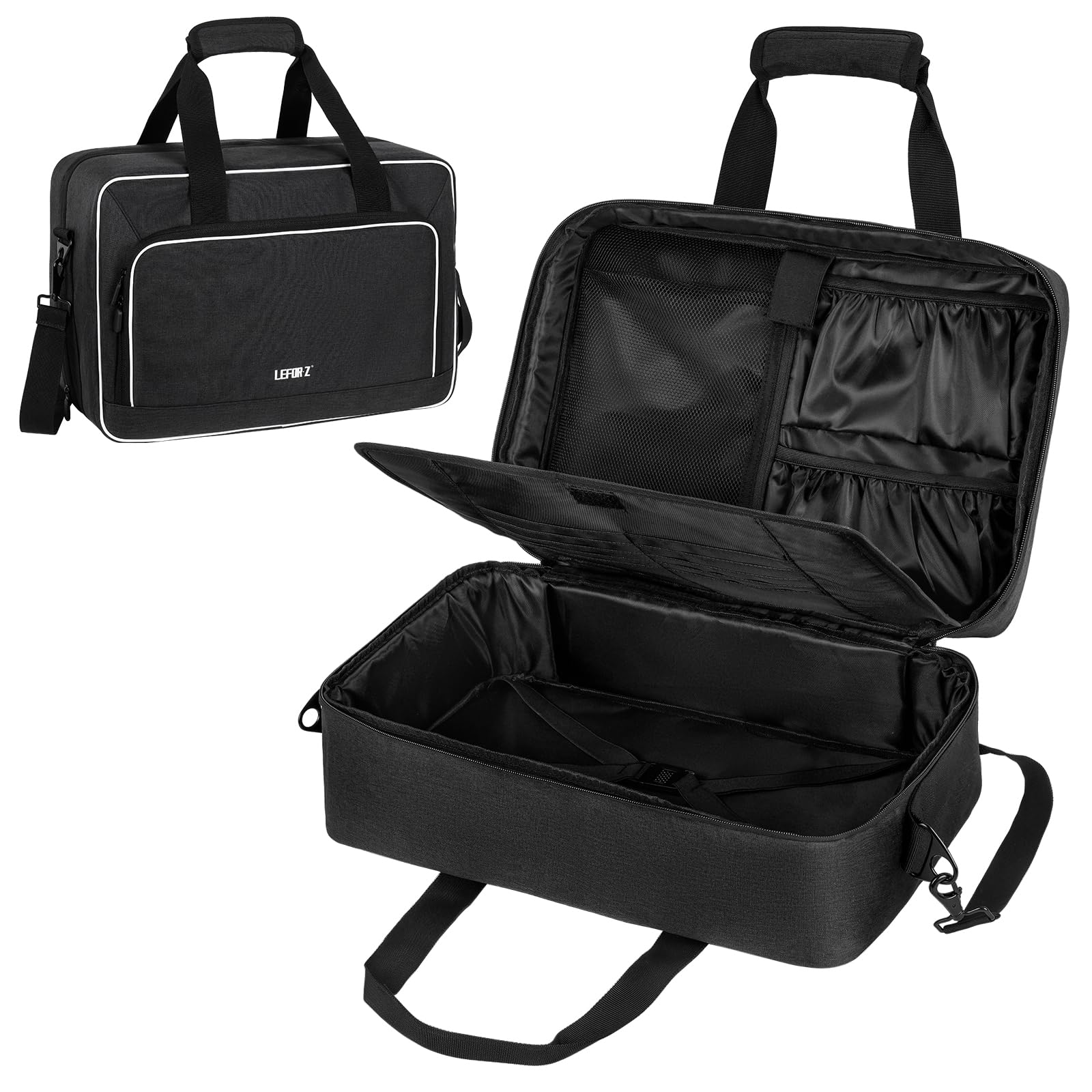 Borsa PS5/PS5 Pro,Custodia PS5,Custodia da Viaggio per Trasporto Console Compatibile con Playstation 5/PS5 Digital Edition,Borsa Protettiva per Controller PS5,Dischi di Gioco e Accessori,Nero