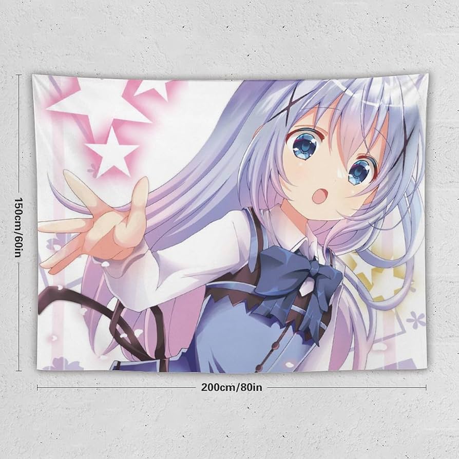 Amazon.co.jp: タペストリー 制服チノちゃん ごちうさ 大判